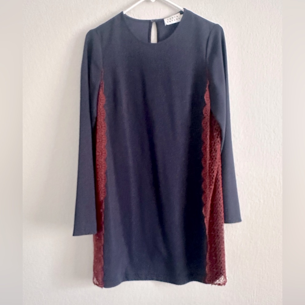 Tanya Taylor long sleeve shift dress